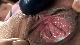 Asian Schoolgirl Gets Her Pussy Stretched With Sex Toys