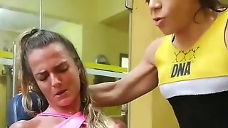 Cum Tribute Diosas At The Gym