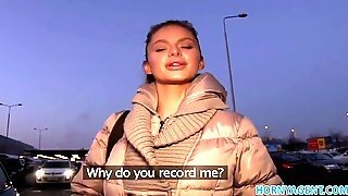 Hornyagent Amazing Boobs And A Blonde Blowjob