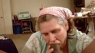 Granny Sucking Cock