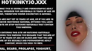 Anal, Bears, Prolapse, Yoghurt, Fisting Just Hotkinkyjo Bath