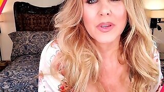 Busty Milf Julia Ann Graving Cock But Has To Masturbate Solo On Webcam