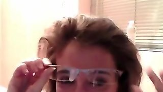 Jism On Glasses And Hair