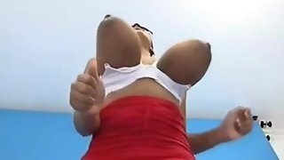 Sexy Huge  Tits Bounce Drip Milk
