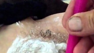 Shaving Wife