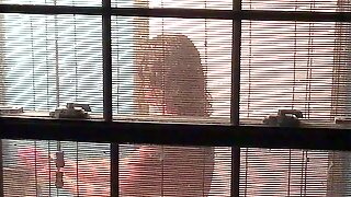 Sexy Neighbor Spied On Through Window