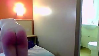 Young British Housewife Strapped In  Hotel Room