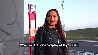 Public Agent Monica Brown Has Her Tight Russian Pussy Fucked