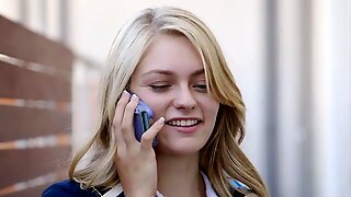 Preppy Blonde Girl Alli Rae Has Her First Interracial Experience
