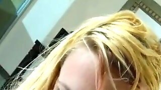 Young Blond Hooker Learning To Suck Cock