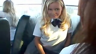 Bree - White Schoolgirl Bus Slut