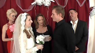 Family Wedding Day Creampie