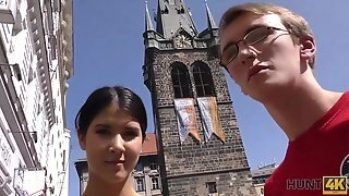 Hunt4k. Nerdy Cuckold Watches Girlfriend Got Laid...
