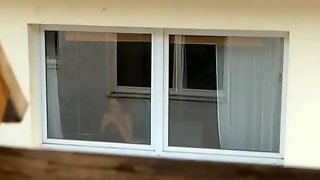 Neighbor Teen Watch Window Sex And Film With Cellphone(zoom)