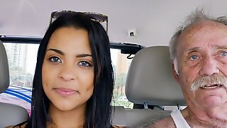 Nikki Kay Has Threesome Sex With Grandpas