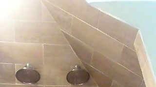 Hot Girl Shaves In The Shower