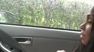 Black Pornstar Tatiyana Foxx Shows Off Naked For A Stranger