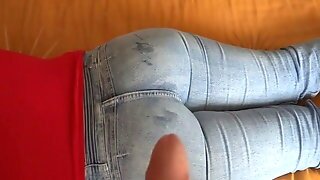 Cumshots In The Big Ass Of My Wife - Corridas Culo Esposa