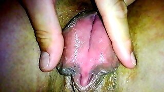 Big Brown Meaty Brazilian Pussy Lips