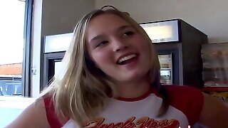 Real First-timer High School Female Takes A Massive Black Jungle Cock!