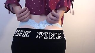 Yoga Pants & Thong Sissy