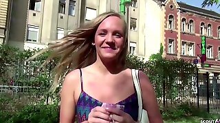 Skinny Shy Girl Takes Money For Her First Porn Video