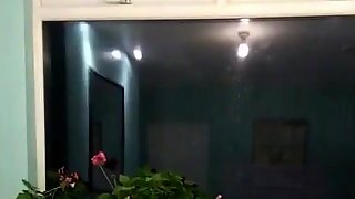 Sexy Mia Playing In Bathroom