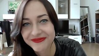 Hot Brunette Gets Ready For A Hot Fuck