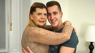 Granny Constance Having Sex With Cute Boy