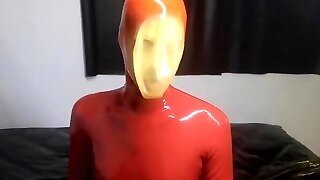 Latex Breathplay Mask