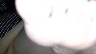 Thick BBW Wife Dangles Legs And Feet