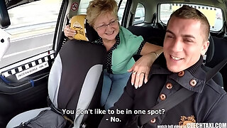 Horny Mature Blonde Hungry For Drivers Cock