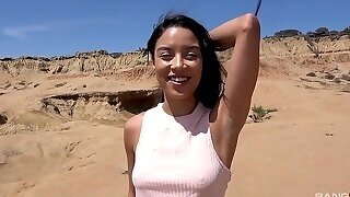 Real Teen Maya Bijou Making Out Indoors And Outdoors