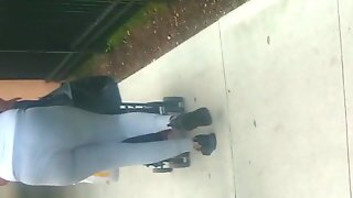 Thick Spanish Mommmy In Grey Sweats