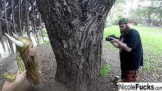 Hunter Nicole Aniston Captures A Minotaur And Milks His