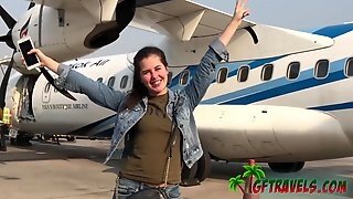 Model And Photographer Engage In First Day Vacation Love Making