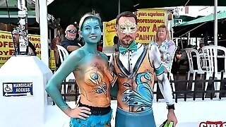 Big Boobs Flashing Fantasy Fest Whores 2019