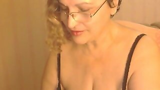 Mature  Sexy Mom Shows Her Big Tits And Suck Herself