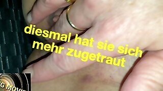 Milf Anna Outdoor In The Car
