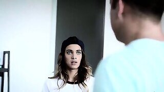 Uma Jolie Sucking Her Stepbros Man Meat Giving Him A Muddy Deep Throat Before Getting Her Lezzie Pussy Eaten