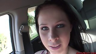 Busty Gianna Michaels Sucks Dick In A Van Then Is Fucked
