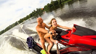 Public Butt Sex Ride On The Jet Ski - Mia Bandini