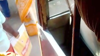Tamil Young  Girl Hot  View In Bus
