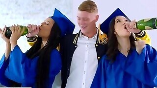 College Celebrations - Naughty Teens Threesome