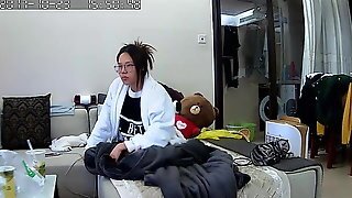 Korean Babe Caught Masturbating On Hacked Wecam