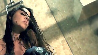 Lorena B Wanking In The Bathroom