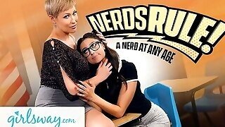She Shows Her Student The Benefits Of Being A Nerd