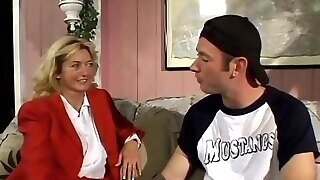 Busty Gilf And Sport Dude With Huge Cock