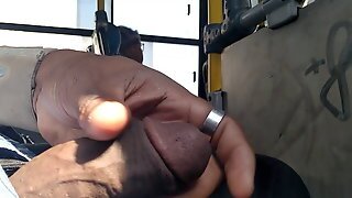 Flashing Dick In Bus 15