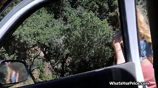 Banging Slutty Blonde Hitchhiker